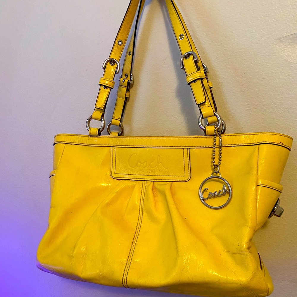 Yellow Coach Tote